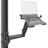 ZEBOZAP CLMLTP1016 Ergonomic Laptop Mount for Poles | Fits Devices