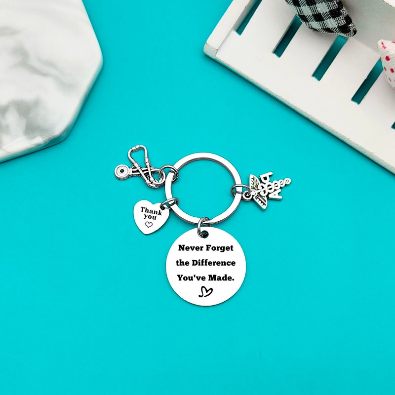 Xiahuyu Physician Assistant Gift PA Keychain Physician Assistant Appreciation Gift
