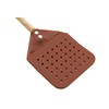 Heavy Duty Leather Fly Swatter with Oak Wooden Handle 18