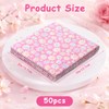 50 PCS Pink Charm Packs for Quilting 5 × 5