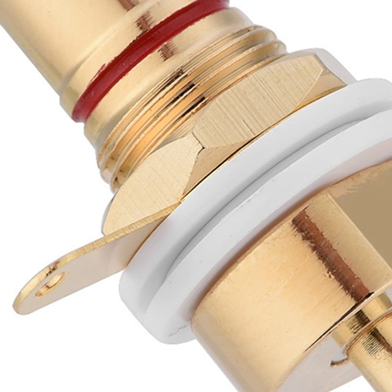 Watris Veiyi Pack of 2 RCA Sockets, Pure Copper Coating