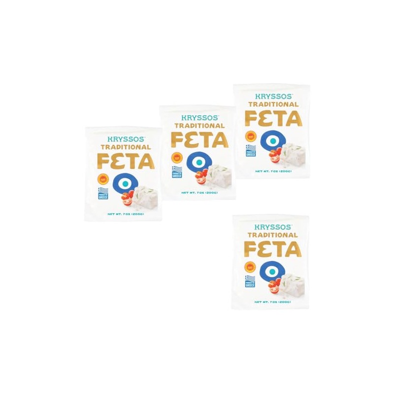 Kryssos Feta Pdo, 7 oz, 4 Pack
