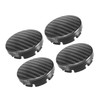 Partuto 4 Pcs 53mm 56mm Universal Wheel Center Caps Hub