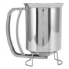 NDNCZDHC 1L Stainless Steel Pancake Batter Dispenser, Handheld Pancake Pourer