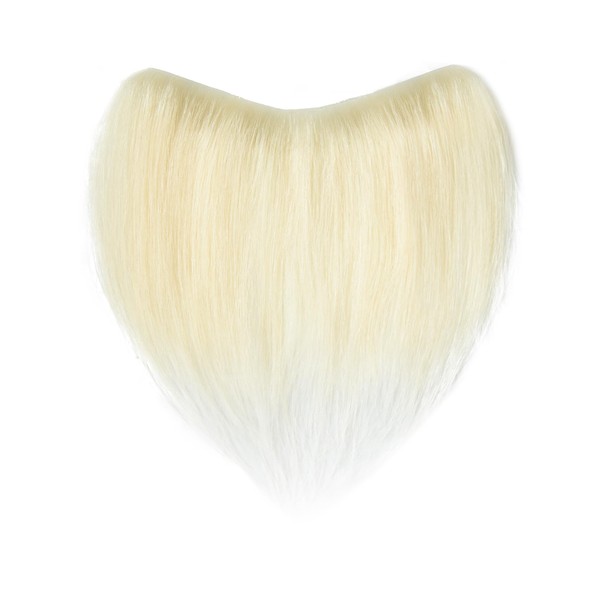 Maweilar Frontal Hairpiece for Women, 0.78"x6.3", 6", Natural Black Hair