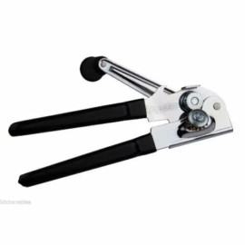 ONEIDA Commercial  Easy Crank Can Opener Heavy Duty Ergonomic Design Silver/Black