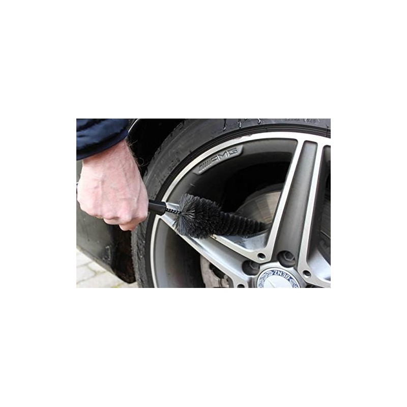Vikan 525052 Alloy Wheel Brush. Soft Natural Filaments Chemical Resistant