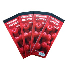 Silvine Slimline Shopping List Jotter Pads Pack of 4