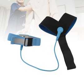 2 Pcs One Size Fits All Anti Static Heel Grounder Straps, Adjustable ESD Elastic Sole Grounder Bands with Buckle, Anti Static Foot Heel Strap for Labs and Manufacturing