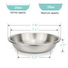 BiteKing Stainless Steel Cat Bowls, Whisker Fatigue Relief Cat Food