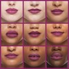 Oulac- Lápiz labial líquido morado mate para mujer, lápiz labial