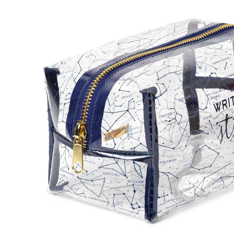 Legami - Makeup Bag, Makeup Queen, 18x14 cm, Metal and