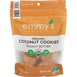 EMMYS Organic Peanut Butter Coconut Cookie, 6 OZ