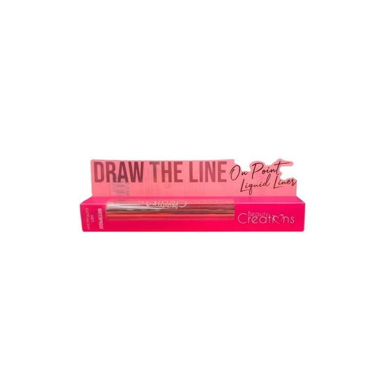 Delineador líquido Beauty Creations Overachiever infinity wear punta de fieltro