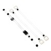 Toyo Safety No. TE-1 Transparent Chin Strap, Width 0.6 x