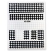 Nail Sticker, Houndstooth Pattern [Black, White] Nail Stickers, Nail Art,