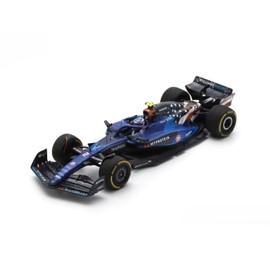 Spark 1:43 scale Diecast Model Grand Prix Car compatible with Williams F1 FW45 Logan Sargeant (No.2 USA GP 2023) in Blue