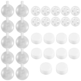 bavooty Set of rattle boxes, rattles for sewing, cuddly toys, squeaker, rattle balls, rattle for sewing, baby rattle balls for sewing, rattle balls, for dog, pet, baby toy, 30 pieces