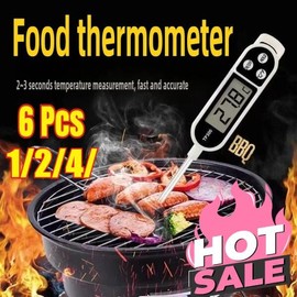 TP 식품 온도계 프로브 타입 전자 주방 디지털 고기 우유 요리 BBQ TP300 측정 [04 4PCS] Food Thermometer Probe Type Electronic Kitchen Digital Meat Milk Cooking BBQ TP300 Measurement [04 4PCS]