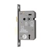 Infinity Decor Fire Rated Black Nickel 3 Lever Mortice Sash