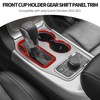JeCar Front Cup Holder Gear Shift Panel Trim Compatible with