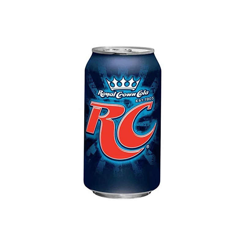 RC Cola, Royal Crown Cola Soda, 12oz Can (Pack of
