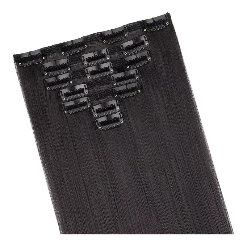 Felendy Extensiones De Cabello Con Clip, 7 Piezas, Cabeza Completa,