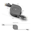 CNCOB retráctil – Cable Ethernet CAT6 RJ45 8P8C Cable de
