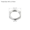 PATIKIL M10 x 0.75 Steel Hex Nuts 30pcs Metric Thread