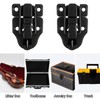 2 Pack Small Hasp Latches for Wooden Boxes Toggle Tool