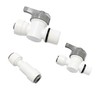 Qrity 1 Piece 1/4 Inch Push Fit Straight Quick Connect