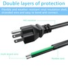 LaWana 6ft 12 Gauge 3 Prong Heavy Duty Replacement Power