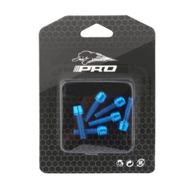 YYunying Bicycle Stem Screws 6 Pieces M5 x 18 mm Stem Screws Stainless Steel Bicycle Stem Screw with Washer for BMX MTB Road Bikes, Blue
