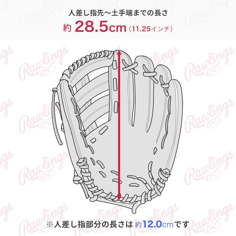 GRXASPLN62 Adult General Baseball Glove, 11.25 inches, For Softball, All