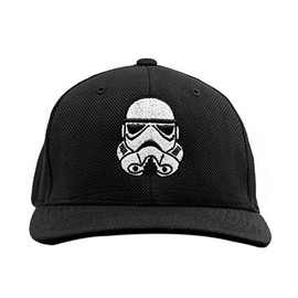 SW Stormtrooper Pilot Helmet Flexfit Adult Cool & Dry PiquÃ© Mesh Cap Hat - [Black]