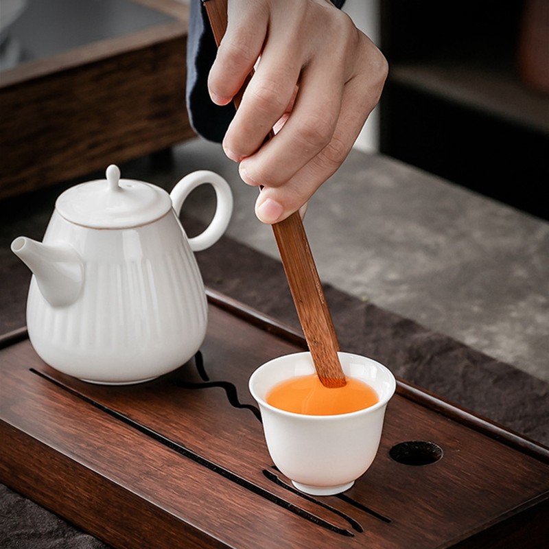 4Pcs set Tea Scoop Set Bamboo Hand Made Carving Tea