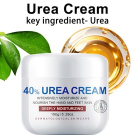 Urea Cream 40 Percent Foot Cream, for Cracked Dry Heel, Feet, Toes and Hands, Moisturizing & Softening Cream Skincare
