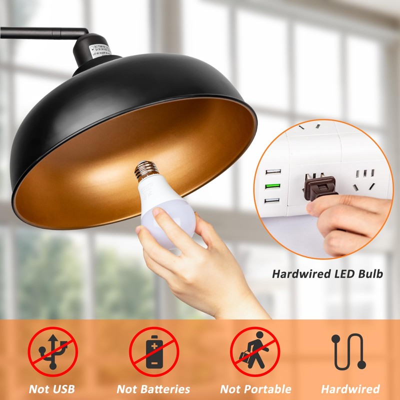 Brilvibera 2 Packs Remote Control Bulb Set, A19 LED Light