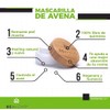 Mascarilla Facial De Avena para cutis Maduro Beohemp