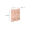 Lash Mannequin Head with with 3 Pairs Replacement Eyelids Realistic