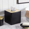 Motifeur Bathroom Accessories - Ceramic Tissue Holder, Decorative Square Tissue