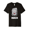 Rock Cartoon Character Cute Fun Kids Playful Premium T-Shirt