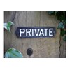 Private Gate Sign Plaque | Cast Iron | Perfect for