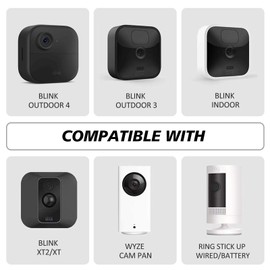 TAICHIPANDA Clip Clamp Mount for Blink Outdoor 4th / 3rd Gen, 2-Pack Metal Clip Holder with Extra-Wide Clamping Capacity – Attach Your Camera Anywhere Without Tools