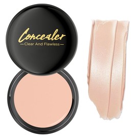 Cream Concealer Full Coverage - Soft Matte Under Eye Concealer - Light Colour Corrector for Dark Circles - Waterproof Concealer Foundation for Mature Skin Spot Redness Tattoo Cover Up