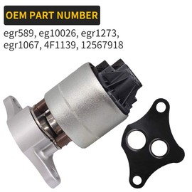 HUIJIN EG10026 Replacement for EGR Valve with Gasket EGV589 12576918 egr1273 egr1067 4f1139