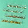 BAYTORY 4 Pack Clear Plastic Rulers 6 Inch, Aesthetic Acrylic