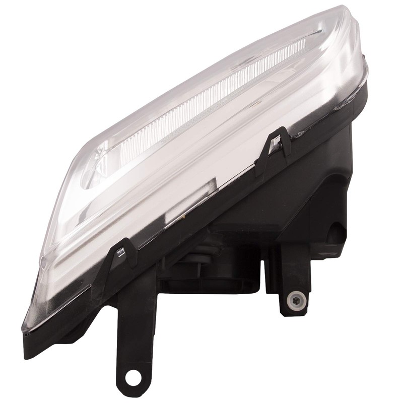 HEADLIGHTSDEPOT Chrome Housing Halogen Headlight Compatible with Ford Transit Connect