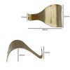 EAI Moulding Hook Dado Picture Rail - Brass Plated -
