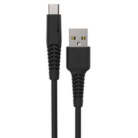 Scosche HDCA210 Syncable HD USB to Type-C Charge & Sync Heavy Duty Cable 10-ft. Black